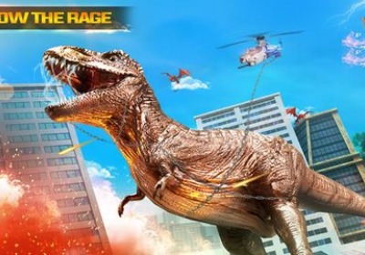恐龙袭击城市中文版：真实的3D效果，感受破坏城市的快感！