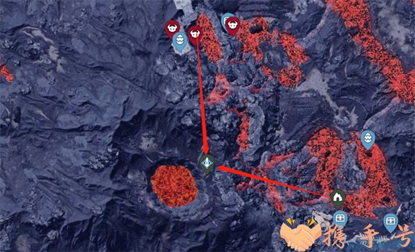 幻兽帕鲁火山高塔怎么去
